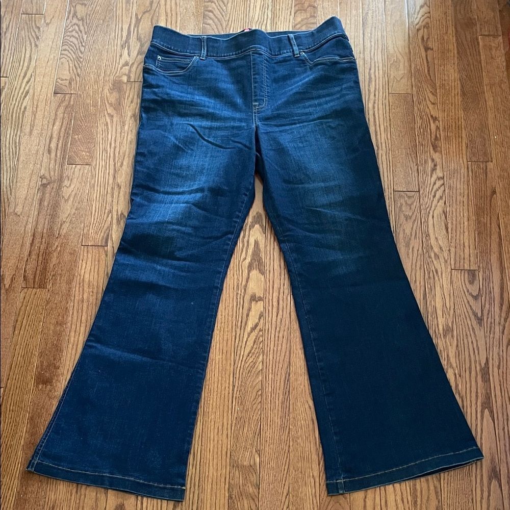 SPANX Dark Blue Flare Jeans